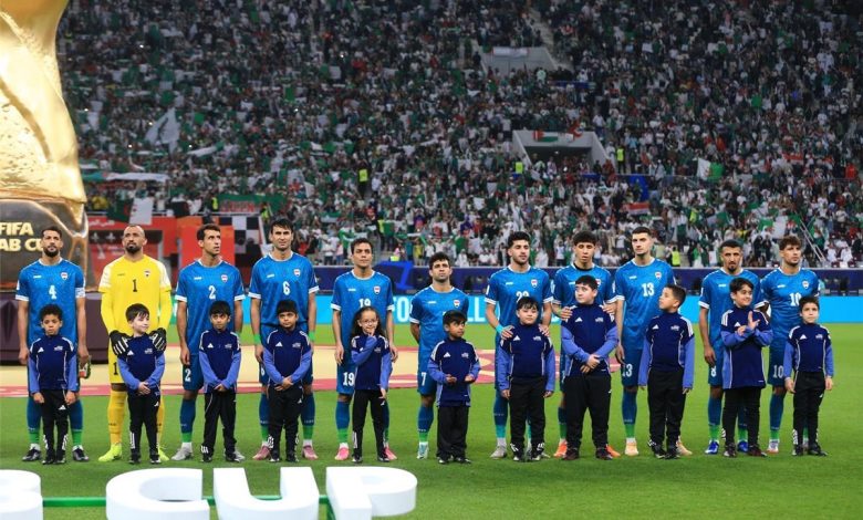 موعد مباراة العراق والأردن في كأس العرب 